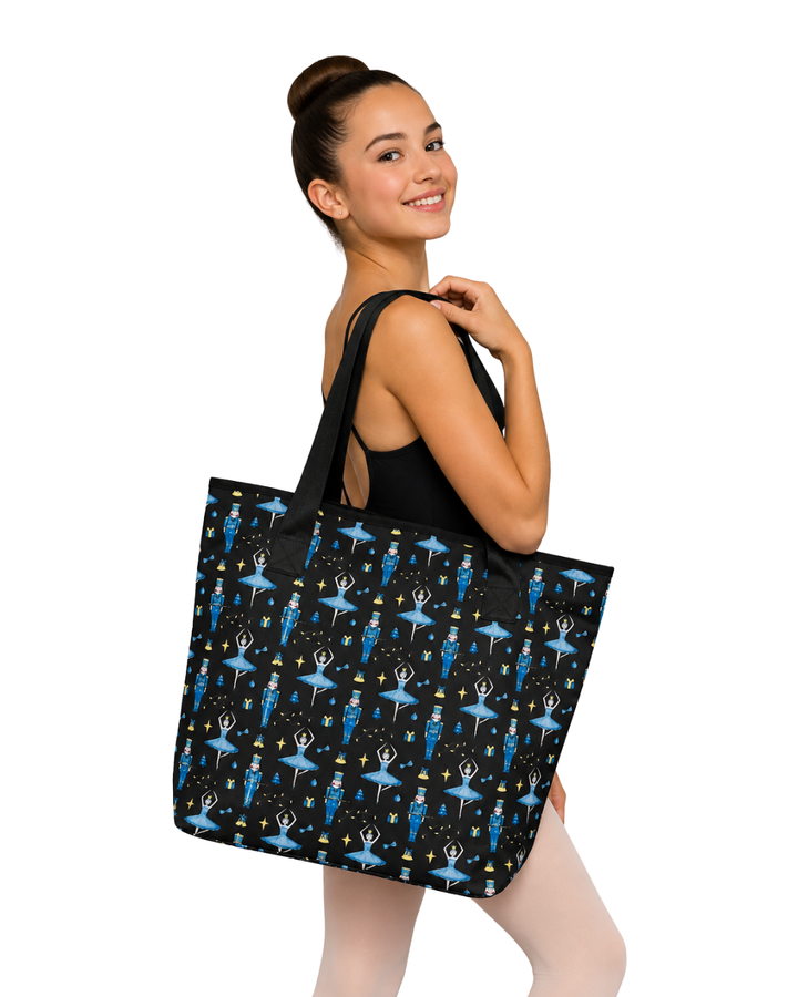 Nutcracker Print Tote Bag - B26541