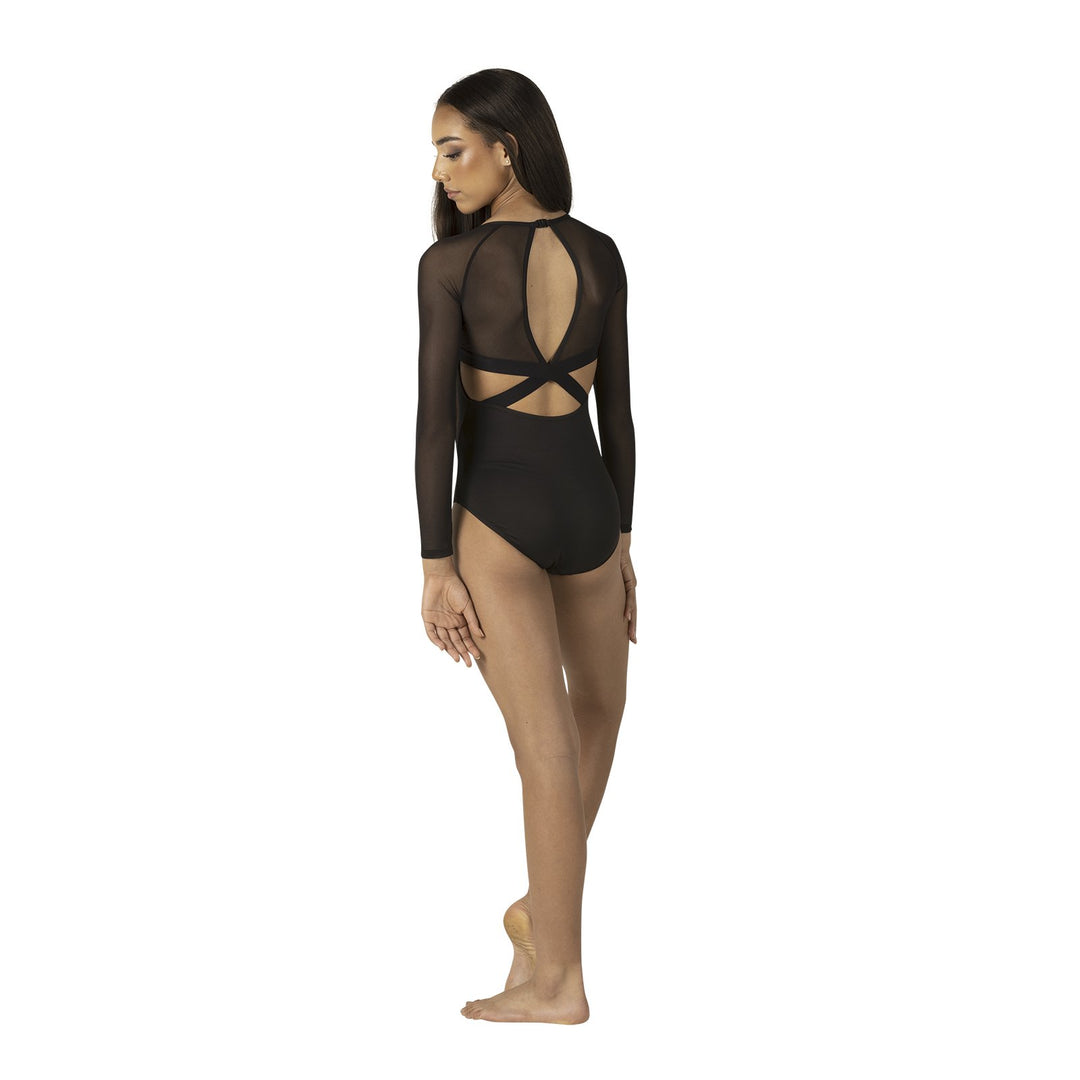 Adult Long Sleeve Mesh Leotard - 26129A-D
