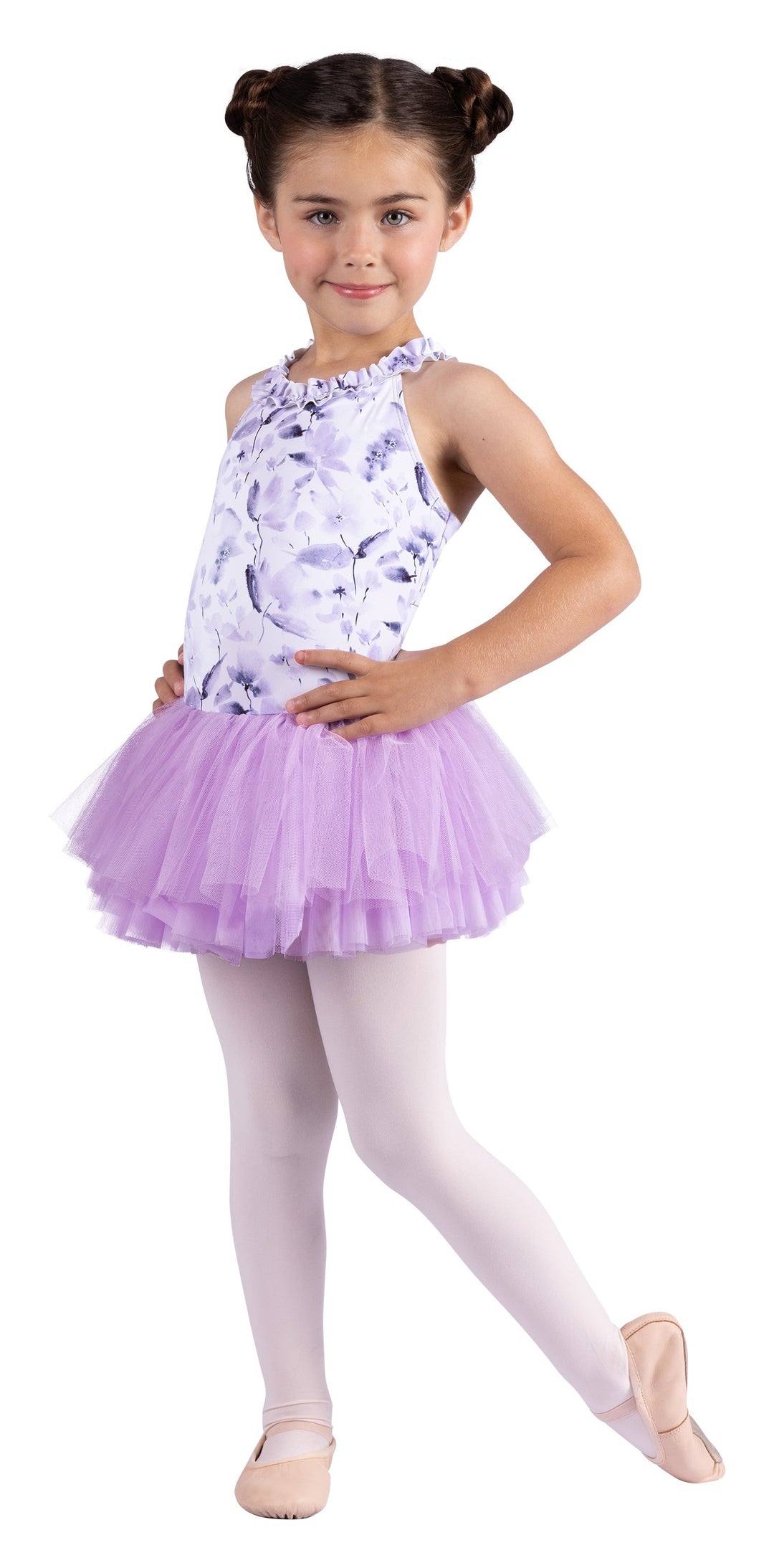 Child Ruffle Print Dress