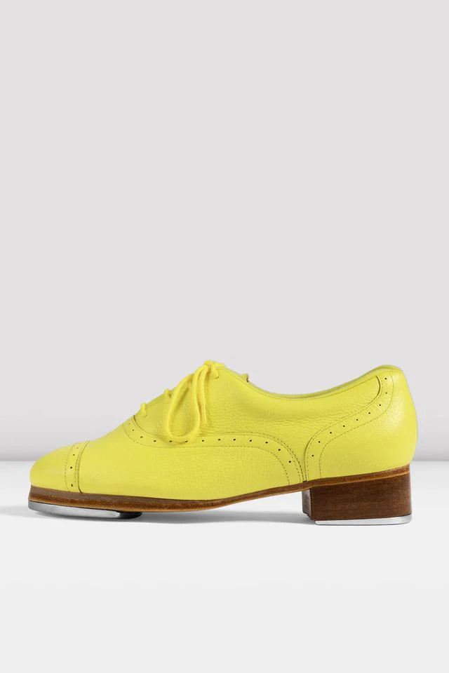 Ladies Jason Samuels Smith Leather Tap Shoes in Yellow