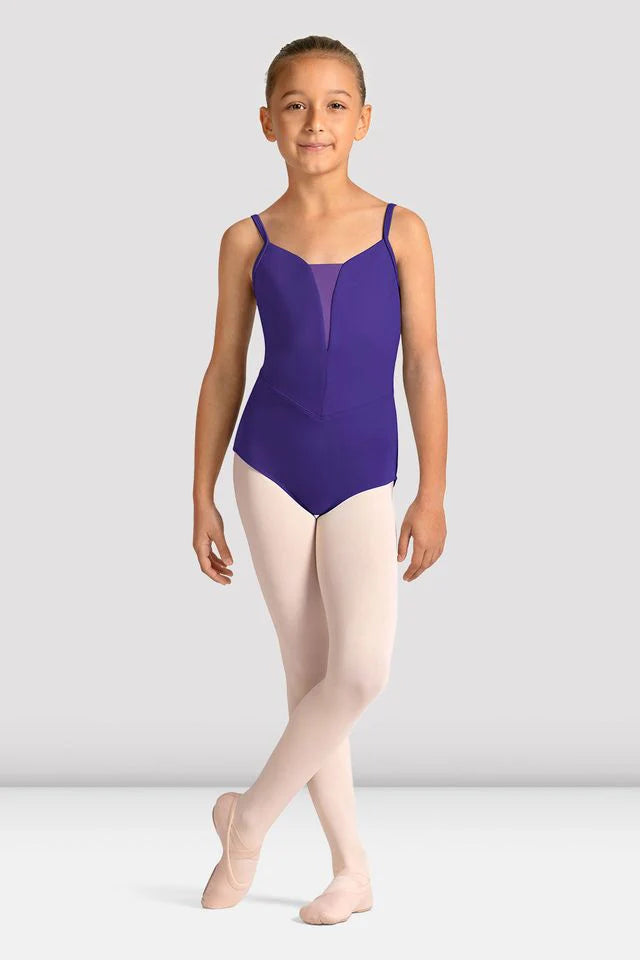 Girls Mirella Celestia Plain Camisole Leotard