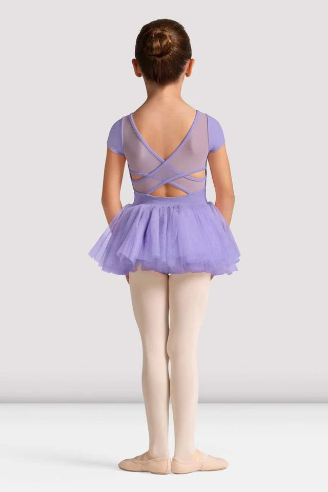 Girls Sharon Cap Sleeve Tutu Dress