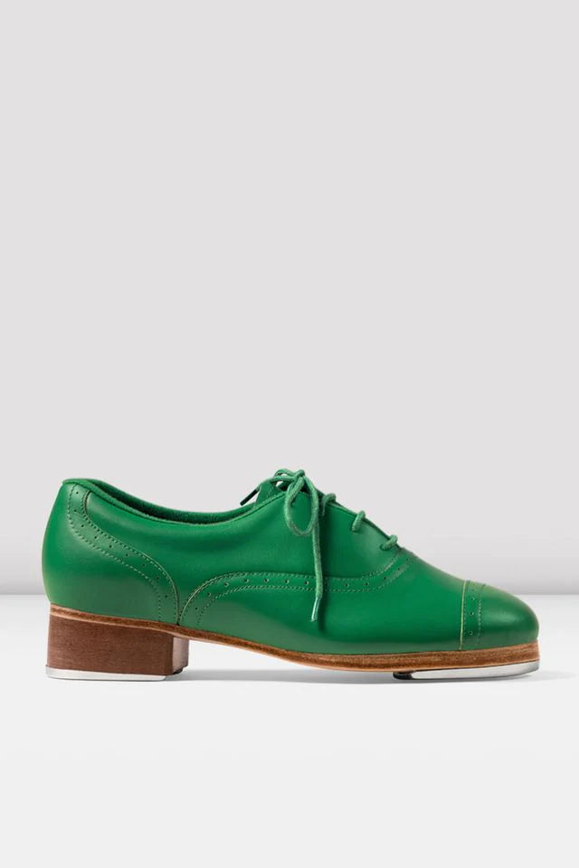 Ladies Jason Samuels Smith Smooth Leather Tap Shoes in Emerald