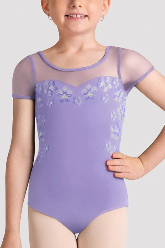 Girls Logan Cap Sleeve Leotard
