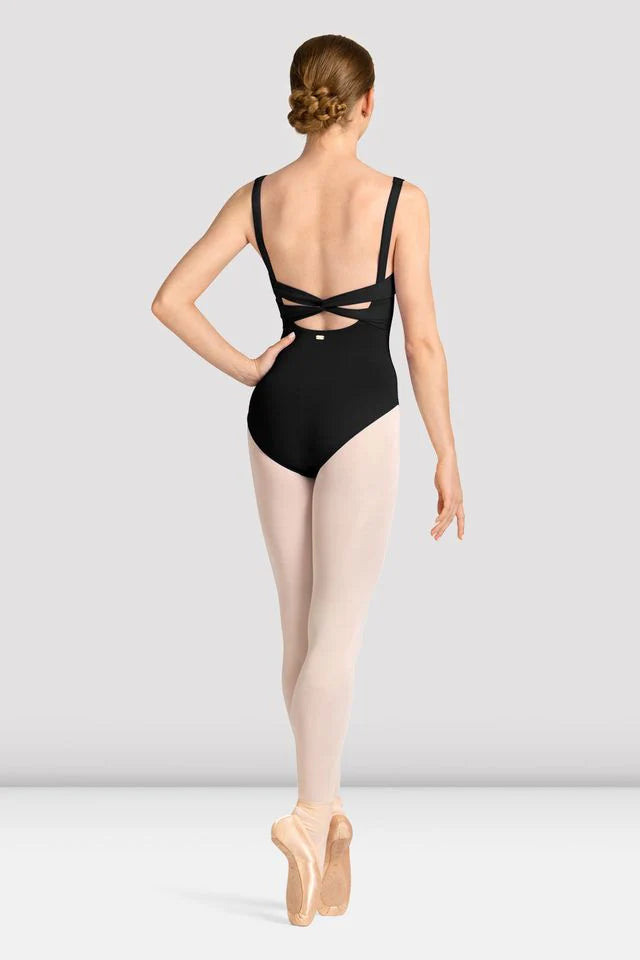 Ladies Mirella Celeste Low Back Printed Leotard
