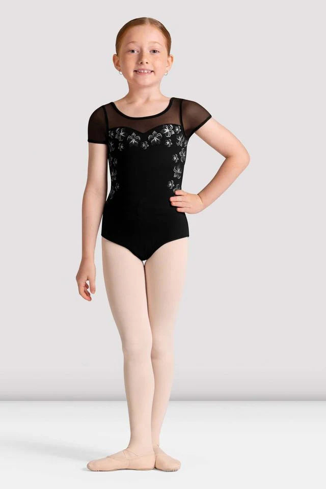 Girls Logan Cap Sleeve Leotard